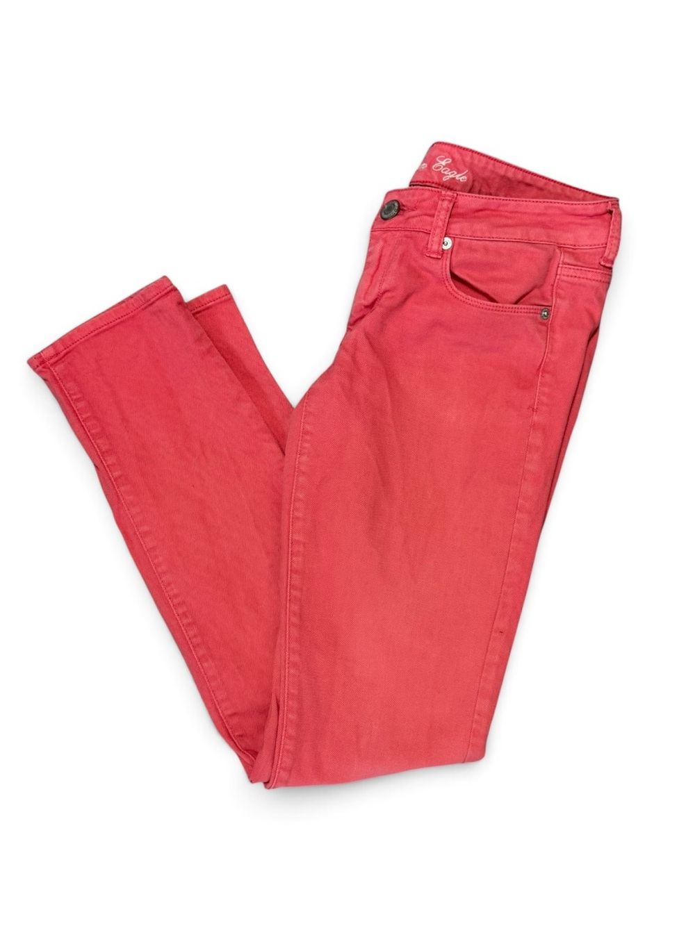 Women’s American Eagle Coral Skinny Jeans Size 6